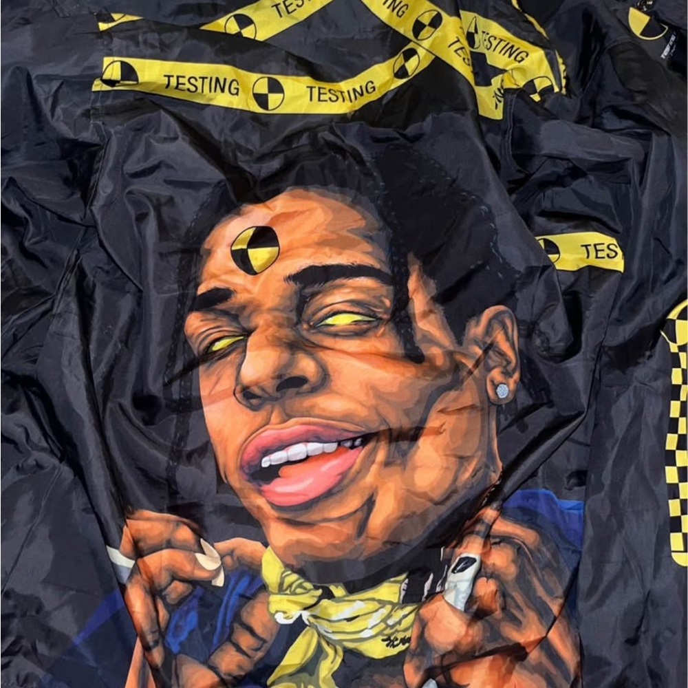ASAP Rocky testing jacket